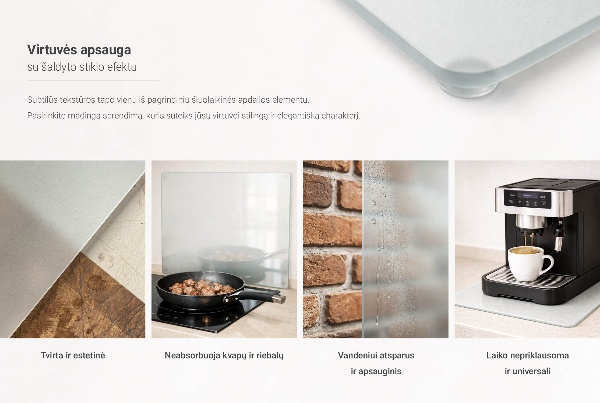 Osłona płyty indukcyjnej Prostokątna półprzezroczysta