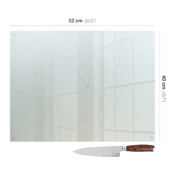 Osłona płyty indukcyjnej Prostokątna półprzezroczysta