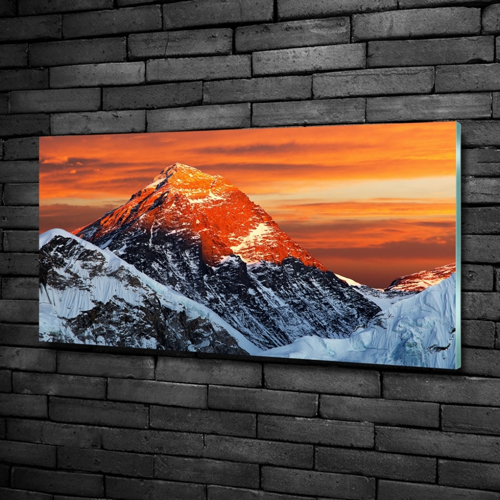 Foto obraz szkło hartowane Szczyt Everest