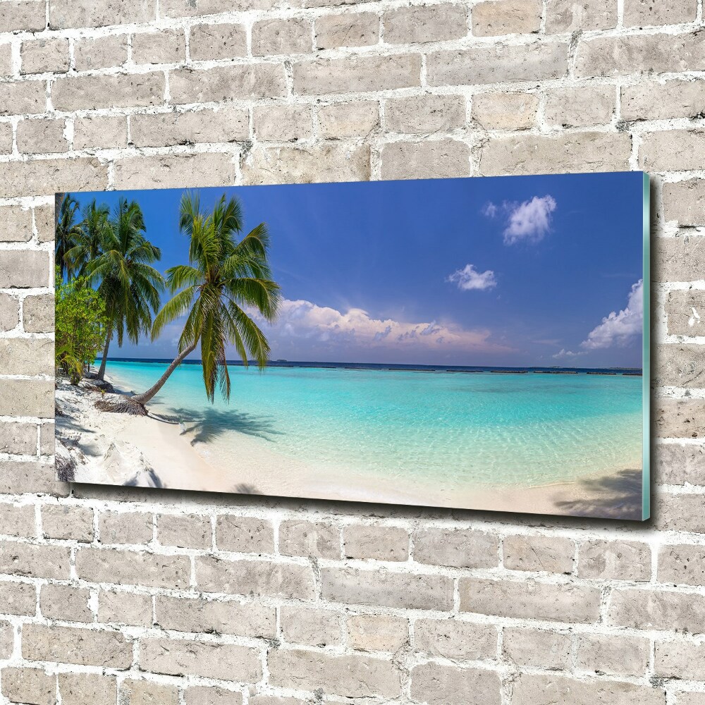 Foto obraz szkło hartowane Panorama plaży