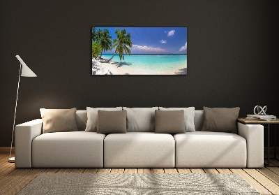 Foto obraz szkło hartowane Panorama plaży