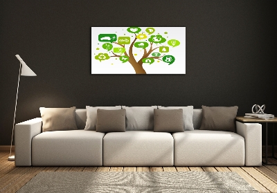 Foto obraz szklany Ekologiczne drzewo