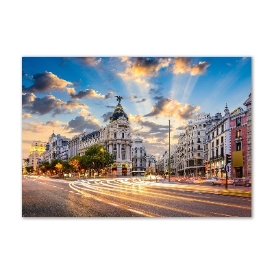 Foto obraz szklany Madryt Hiszpania
