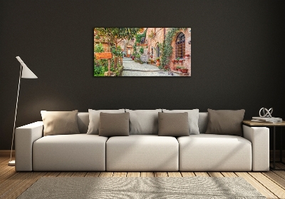 Fotoobraz na ścianę szklany Włoskie uliczki