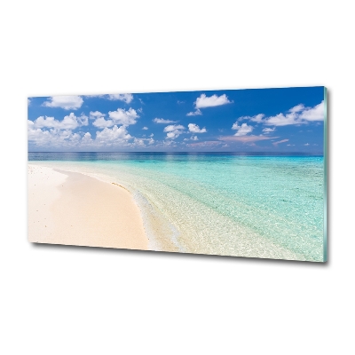 Foto obraz szklany Plaża na Malediwach