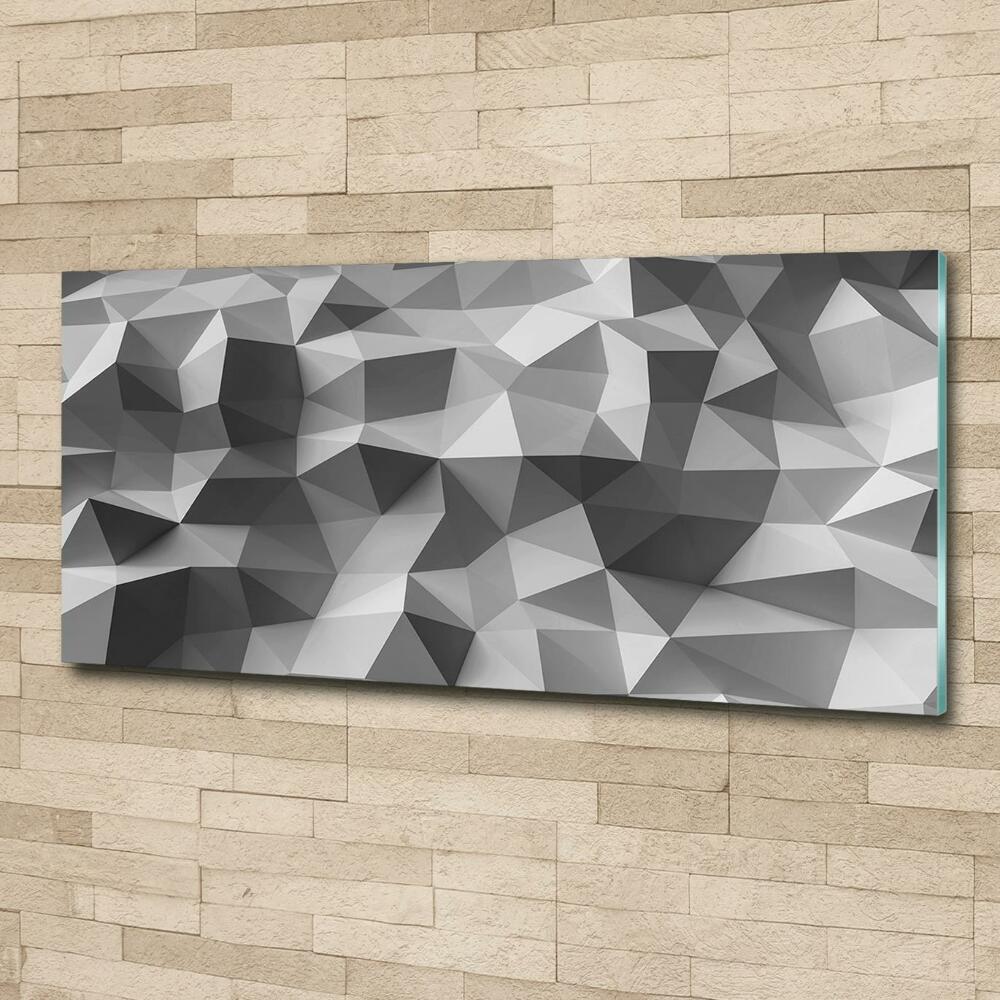 Foto-obraz szklany Abstrakcja trójkąty