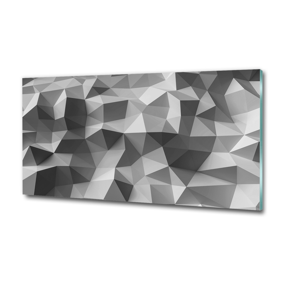 Foto-obraz szklany Abstrakcja trójkąty