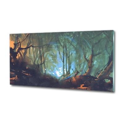 Foto obraz szkło hartowane Mistyczny las