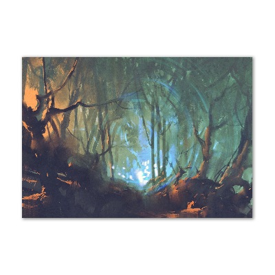 Foto obraz szkło hartowane Mistyczny las