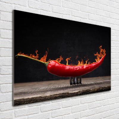 Foto obraz szklany Papryczka chilli