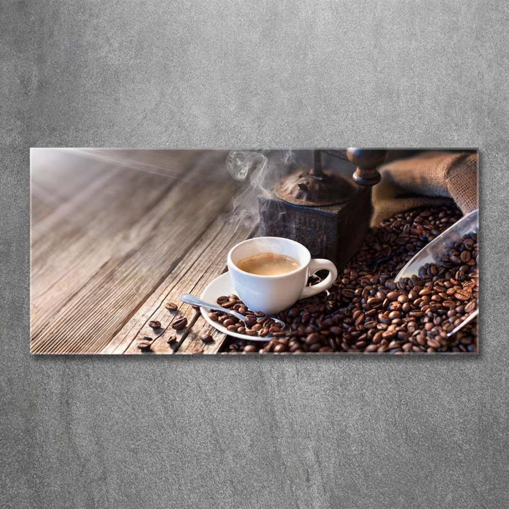 Foto obraz szkło hartowane Poranna kawa