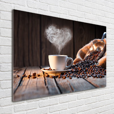Foto obraz szkło hartowane Filiżanka kawy