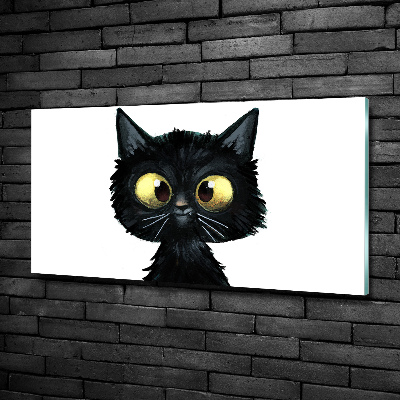 Fotoobraz na ścianę szklany Ilustracja kota