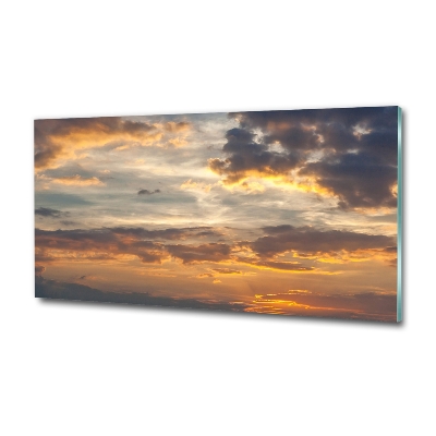 Foto obraz szkło hartowane Zachód słońca