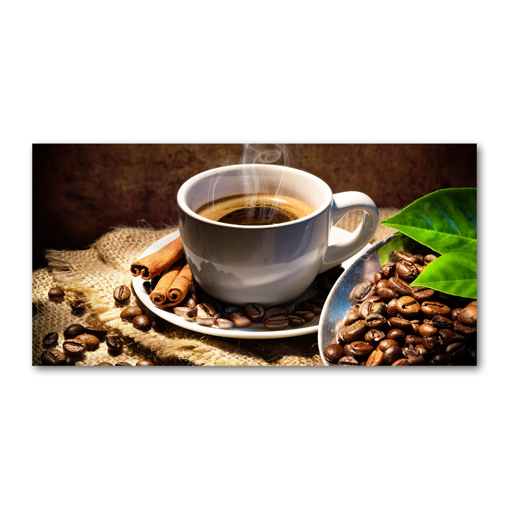 Foto obraz szkło hartowane Filiżanka kawy