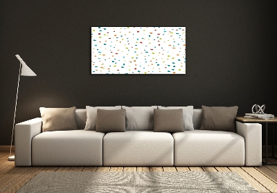 Fotoobraz na ścianę szklany Kolorowe kropki