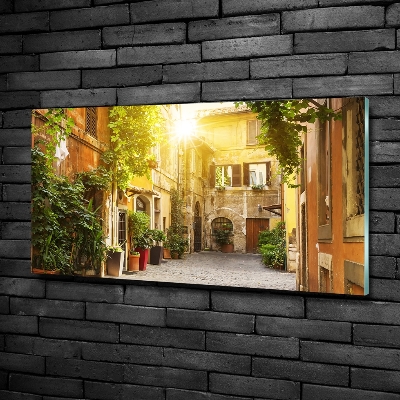 Fotoobraz na ścianę szklany Włoskie uliczki