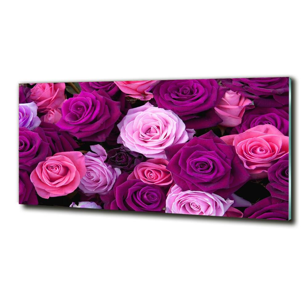 Foto obraz zdjęcie szkło hartowane Róże