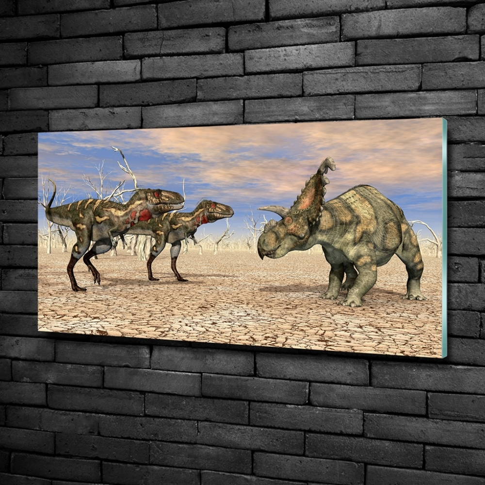 Foto-obraz szkło hartowane Dinozaury