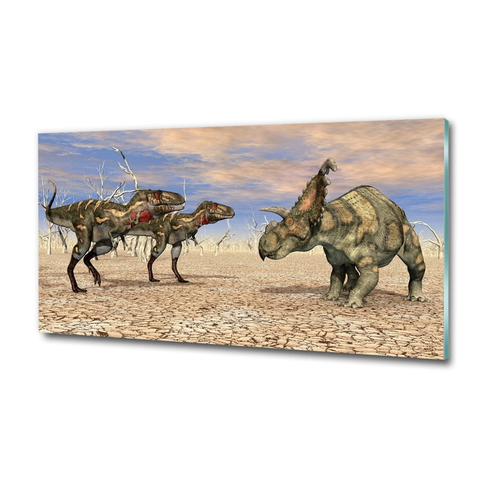 Foto-obraz szkło hartowane Dinozaury