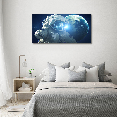 Foto obraz szkło hartowane Kosmonauta