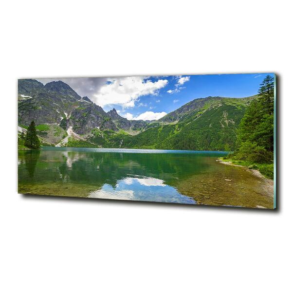 Foto obraz szklany Morskie oko Tatry