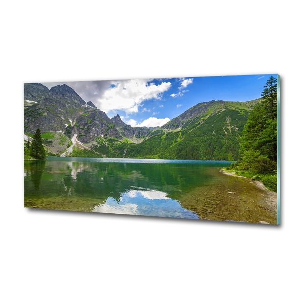 Foto obraz szklany Morskie oko Tatry