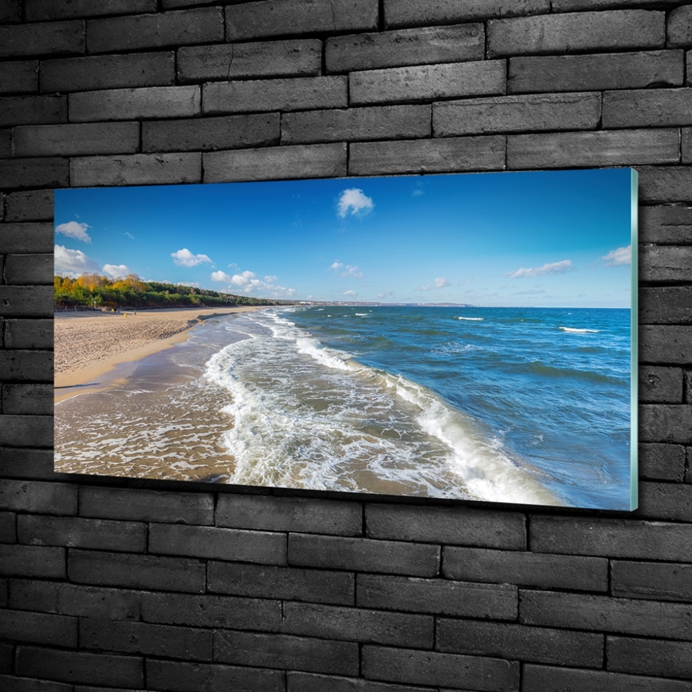 Fotoobraz na ścianę szklany Morze Bałtyckie
