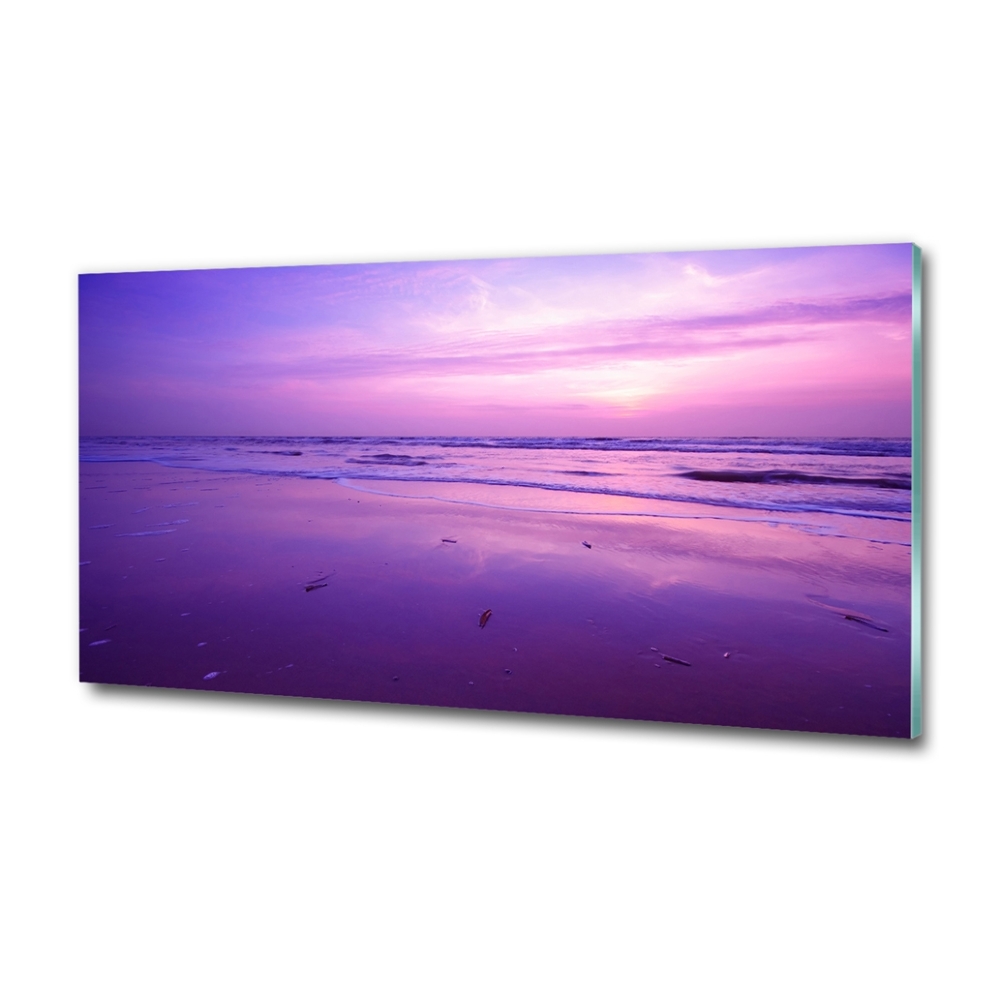 Foto obraz szklany Zachód słońce morze