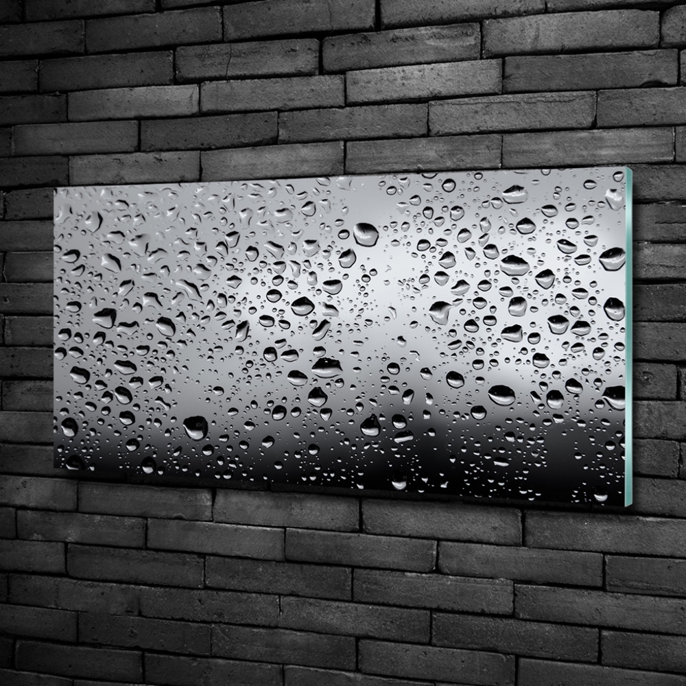 Foto obraz szkło hartowane Krople wody
