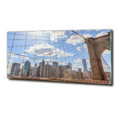 Foto obraz szkło hartowane Most Nowy Jork