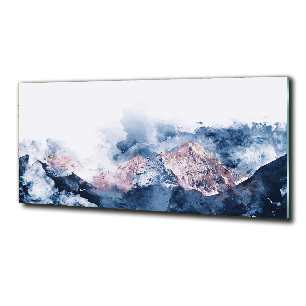 Foto obraz szkło hartowane Pasmo górskie