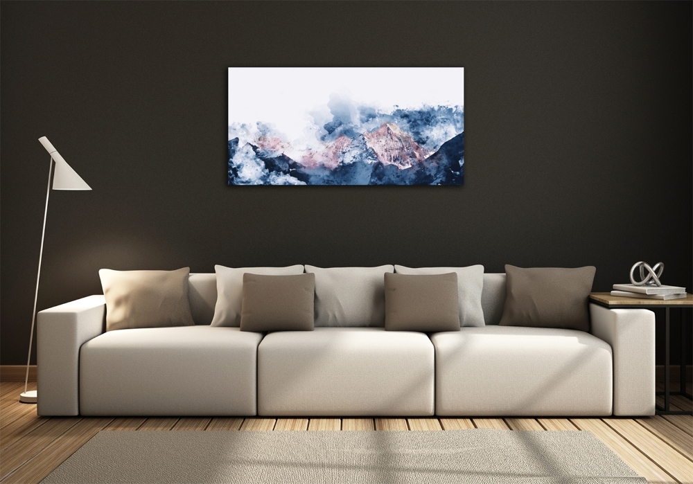 Foto obraz szkło hartowane Pasmo górskie