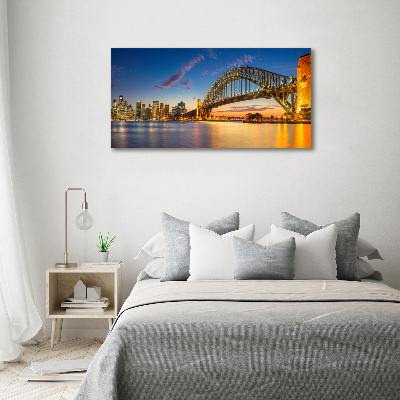 Fotoobraz na ścianę szklany Panorama Sydney