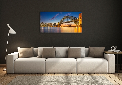 Fotoobraz na ścianę szklany Panorama Sydney