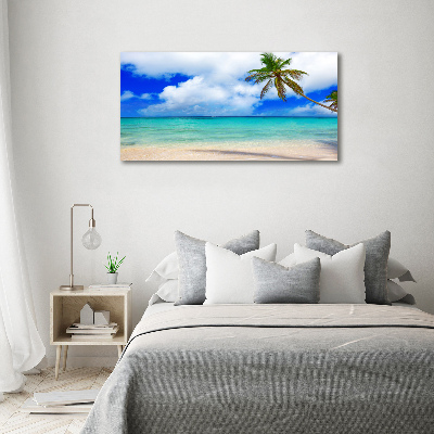 Foto obraz szkło hartowane Karaiby plaża