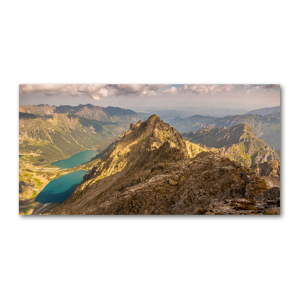 Foto obraz szklany Morskie oko Tatry