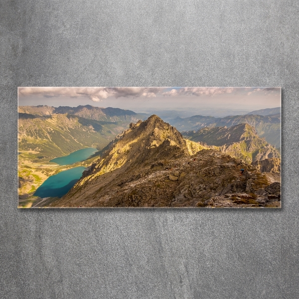 Foto obraz szklany Morskie oko Tatry