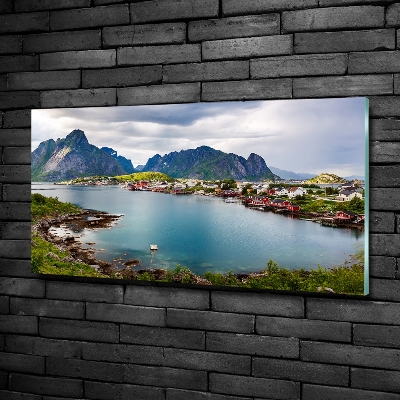 Foto obraz szklany Lofoty w Norwegii