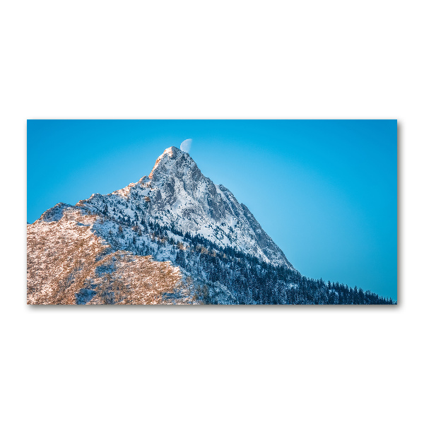 Foto obraz szkło hartowane Giewont Tatry