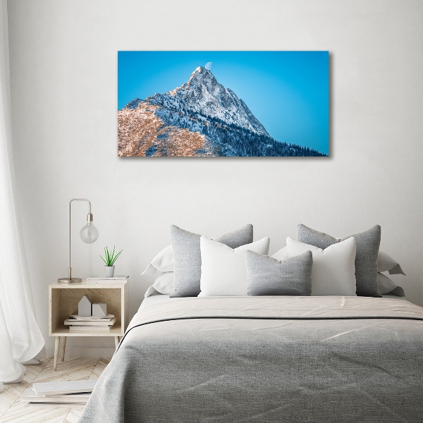 Foto obraz szkło hartowane Giewont Tatry