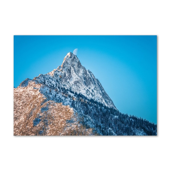 Foto obraz szkło hartowane Giewont Tatry