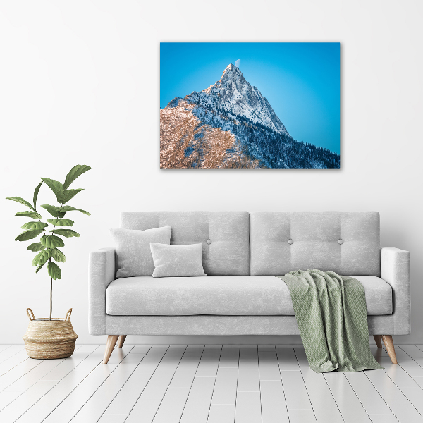 Foto obraz szkło hartowane Giewont Tatry