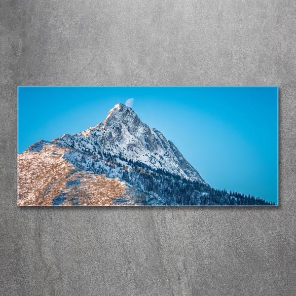 Foto obraz szkło hartowane Giewont Tatry