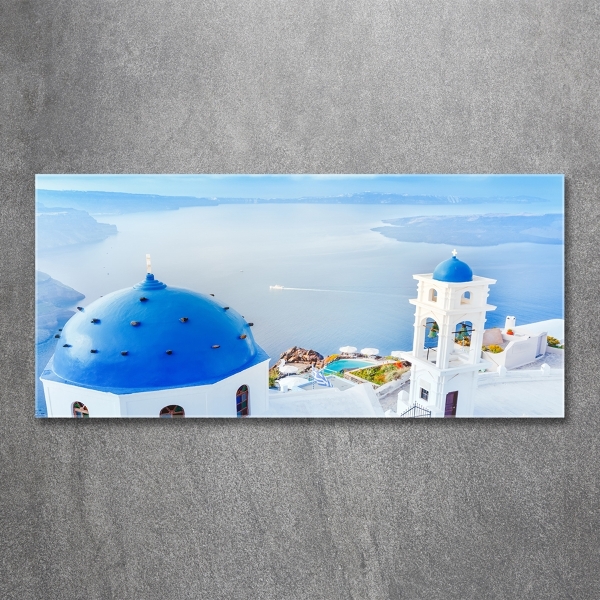 Foto obraz szklany Santorini Grecja