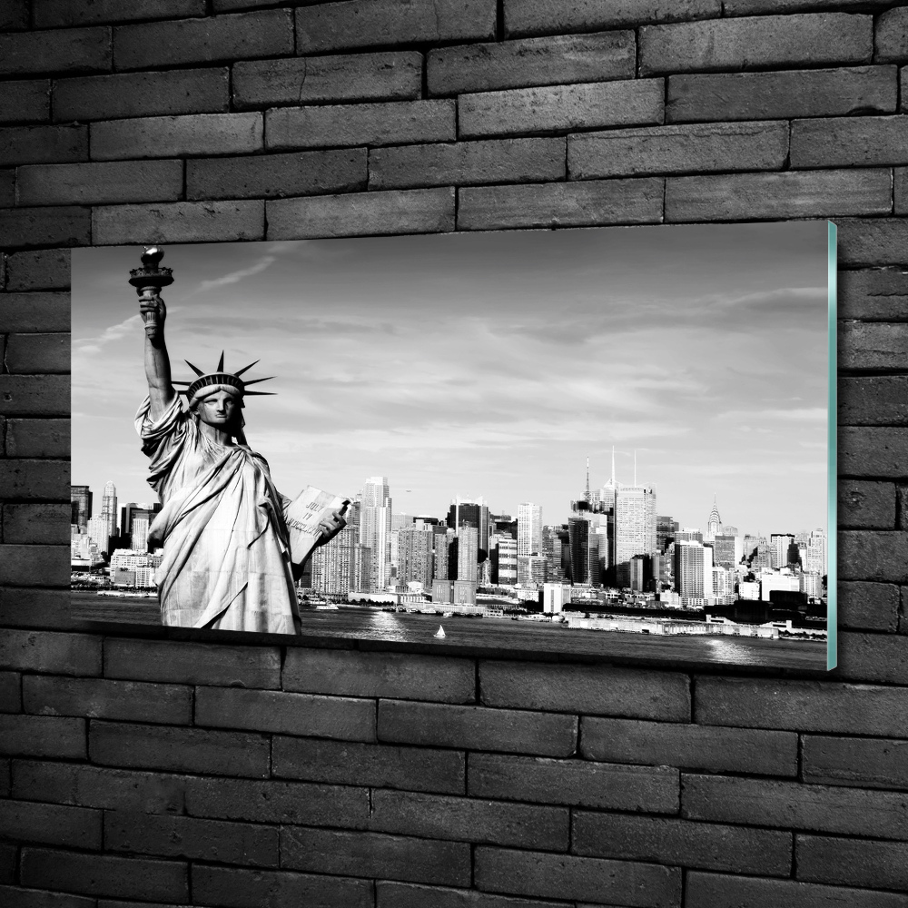 Fotoobraz na ścianę szklany Statua Wolności