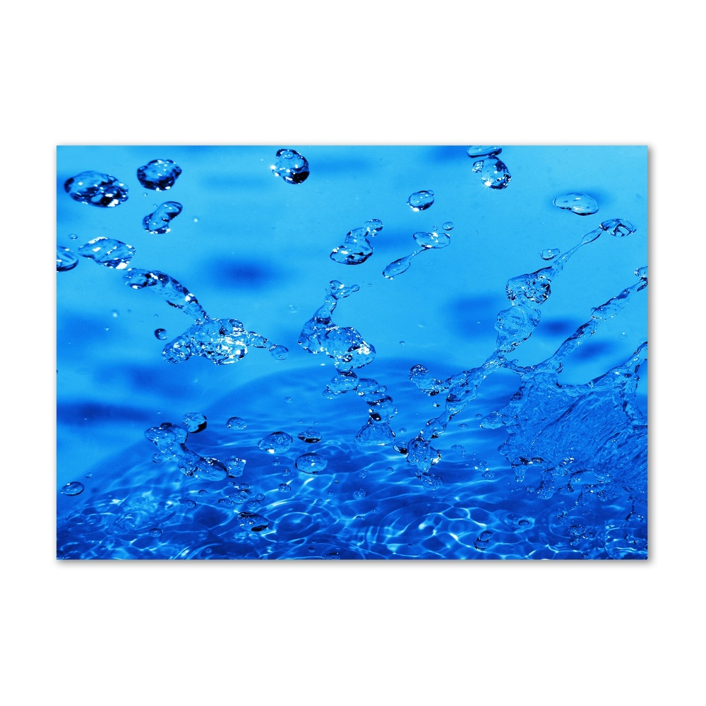 Foto-obraz szkło hartowane Krople wody