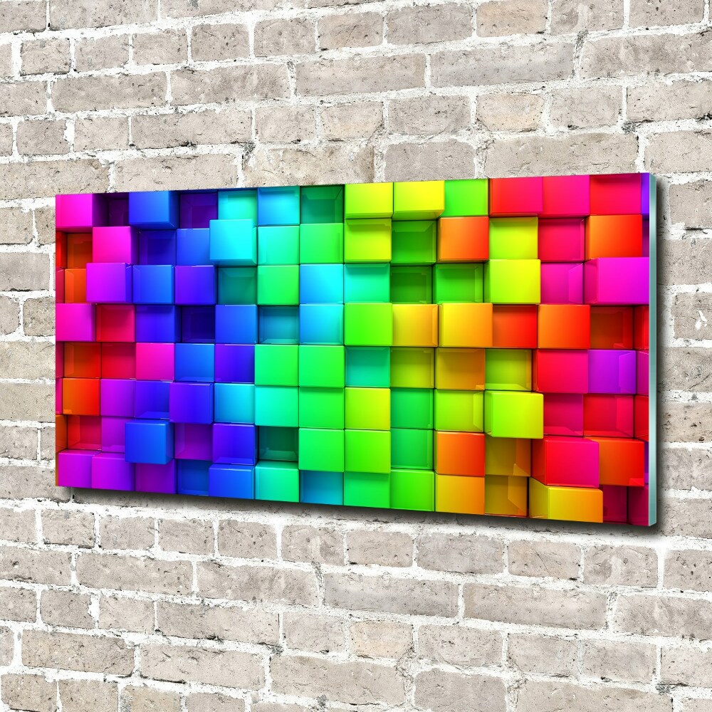 Foto-obraz szklany Kolorowe pudełka