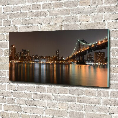 Foto obraz szklany Pomiędzy mostami