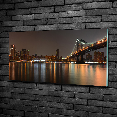 Foto obraz szklany Pomiędzy mostami